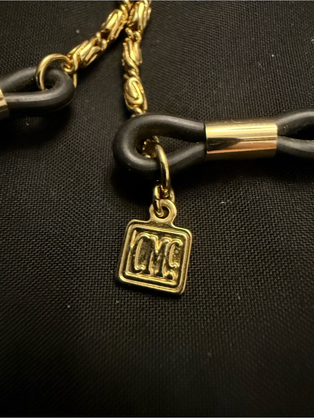 Vintage Corinne McCormack Gold Rope Eyewear Chain - Picture 3 of 8